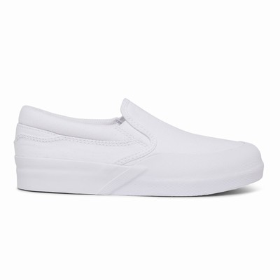 DC Infinite Slip Ons Gyerek Deszkás Cipő Fehér (CBXE31796)